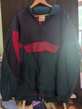 Vintage Adidas Color Block Puffer Hooded Jacket Men L Large