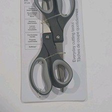 Fiskars 8 in Scissors Titanium Coated SoftGrip Stainless Steel Right-Handed
