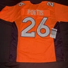 Clinton Portis Denver Broncos NFL Signed Football Jersey #26 JSA COA
