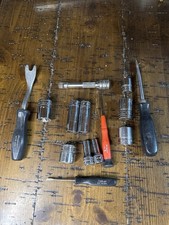 Snap-on Usa Socket Pick Tool Lot Deep Std Sockets Extension