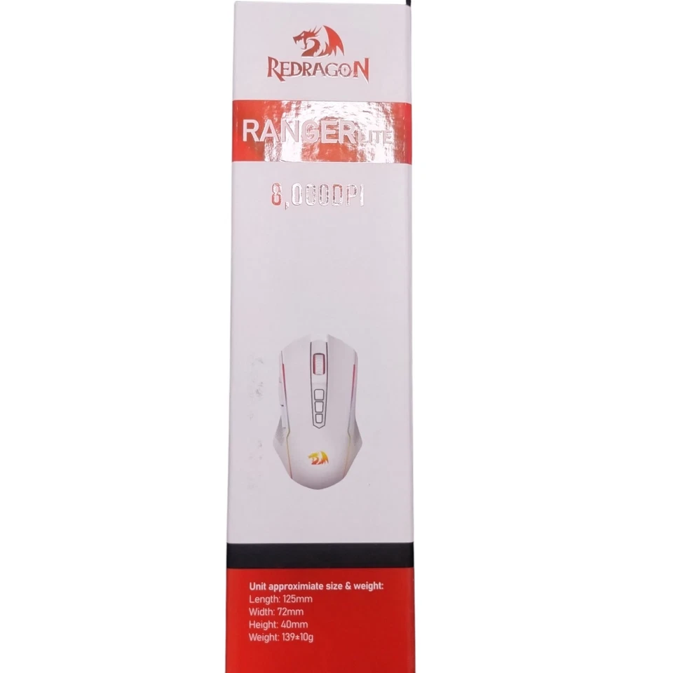 Redragon Ranger Lite High Performance Gaming Mouse M910-WS Max To 8000 DPI - Image 3 of 4