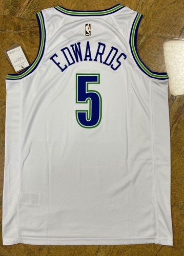 New Anthony Edwards #5 Minnesota Timberwolves Jersey - men’s large throwback