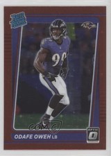 2021 Panini Donruss Optic Rated Rookie Red Stars Prizm Odafe Oweh #258 10p3