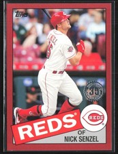 Nick Senzel 2020 Topps 1985 35th Anniversary Red /10 #85-36 Cincinnati Reds