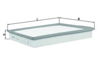 Luftfilter Knecht LX 935/2 Filtereinsatz FüR FED FDD Ford FCD FAD FBD Transit