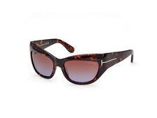NEW TOM FORD FT1065 52F HAVANA/BROWN GRADIENT AUTHENTIC SUNGLASSES 55-17-125
