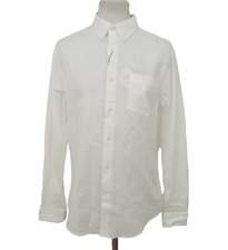Autograph Men's Shirt Size M White Slim Fit Stretch Long Sleeves Buttons New