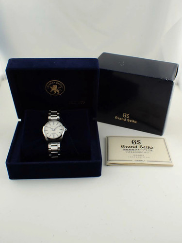 Grand Seiko SBGX039 Quartz 9F61 39mm Ivory Men's Watch Stainle...
