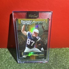 Wild Card Fantasy Football Steampunk Rob Gronkowski Serial Numbered 2/2 Football