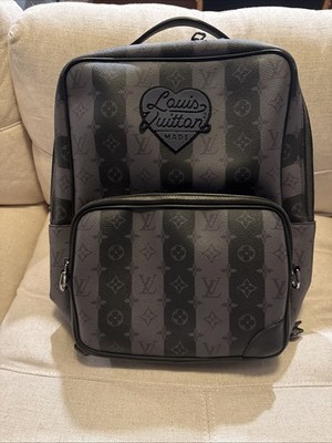 LOUIS VUITTON × NIGO Modular Rucksack Backpack M45962 Monogram stripes Eclipse