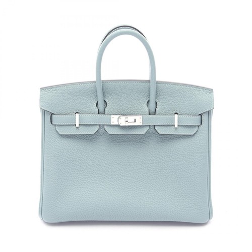 HERMES Birkin 25 Handbag Togo leather Blue Used Women Y SHW
