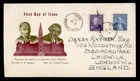 DR WHO 1955 CANADA FDC PRIME MINISTER COMBO M75586