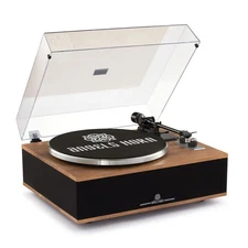 Vinyl Record Player, Bluetooth Turntable with Built in Speakers Phono Preamp,...