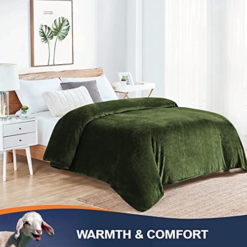 Fleece Blanket Plush Throw Fuzzy Lightweight (King Size 108x90 108"x90