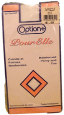 Vintage Pantyhose Option Tall White B004C