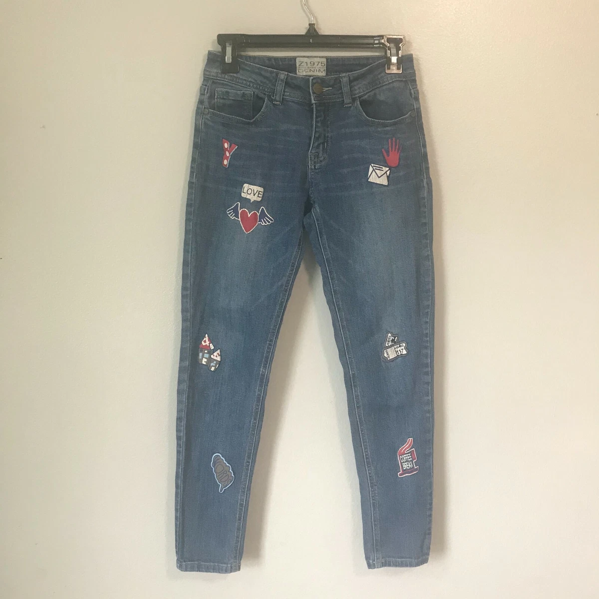 zara graphic jeans