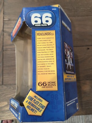 MLB HEADLINERS Sammy Sosa 66 Home Runs Commemorative Figurine B3 W