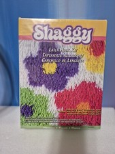 Shaggy Latch Hook Kit FLOWERS 12x12 SGY011 Art USA Folk Art