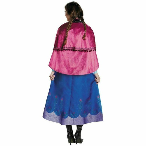 Anna Frozen Erwachsene Lady Party Kleid Cosplay Kostüm Girl Book Week Snow Queen - Bild 7 von 11