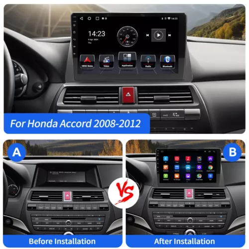 FOR HONDA ACCORD 2008-2012 ANDROID AUTO APPLE CARPLAY CAR STEREO GPS NAVI RADIO - Picture 5 of 17