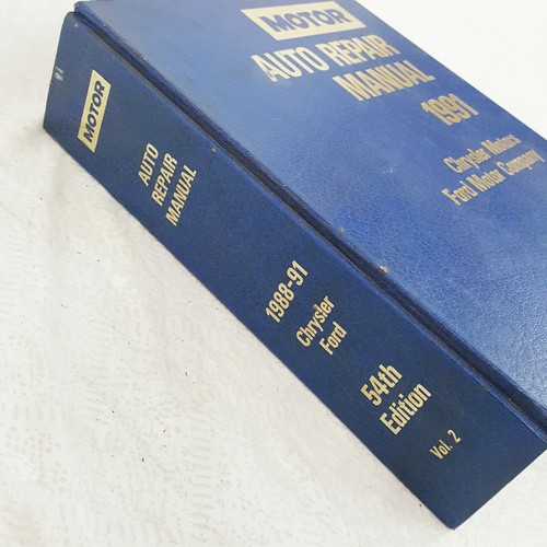 Motor American Domestic Cars Auto Repair Manual Prof Trade Edition 1991 Garage - Picture 9 of 9