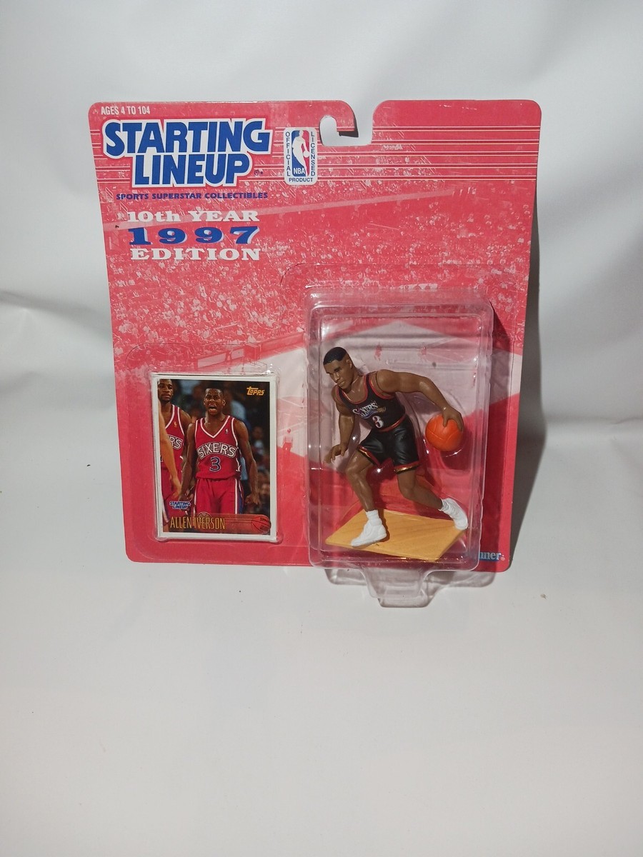 1997 Allen Iverson Kenner Starting Lineup Figure Philadelphia