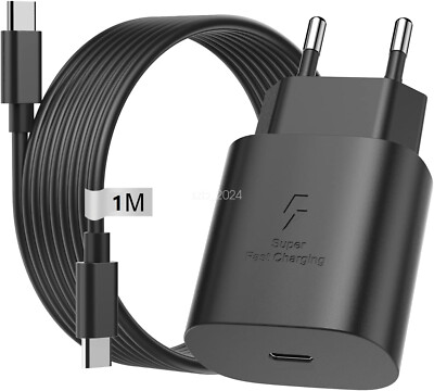 Original Samsung 25W Schnellladegerät USB-C Netzteil Galaxy S20 S21 S22 S23 S24