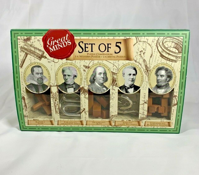 Great Minds Puzzle Set 5 puzzles eBay