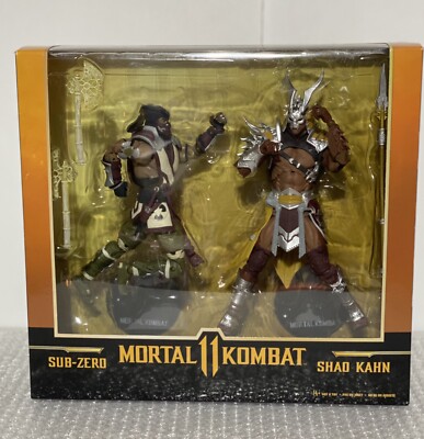 McFarlane Toys Mortal Kombat 11 2 Pack Sub Zero vs Shao Kahn 7  Figures NEW