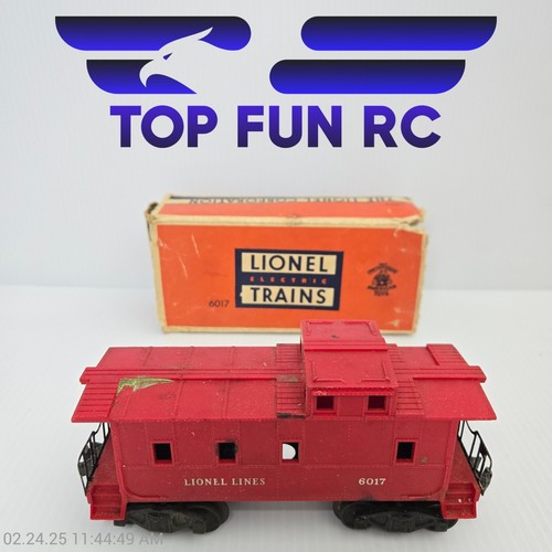 Lionel 6017 - 12 Caboose Rojo con Caja - Imagen 2 de 5