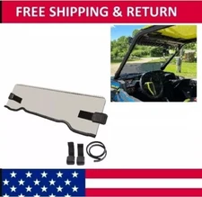 Tinted Half Front Windshield For 14-18 Polaris RZR XP 1000/900 XP 4 S 900 S 1000