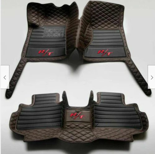 Fit For Dodge Charger Challenger RT 2006-2024 Car Floor Mats Leather Waterproof - Picture 10 of 35