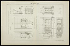 1888 - Piantina Antico Dispositivi Di Riscaldamento E Calorifères Termica