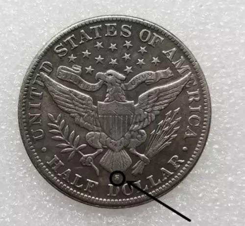 1895 S Barber Half Dollar 50c High Grade - Picture 2 of 2