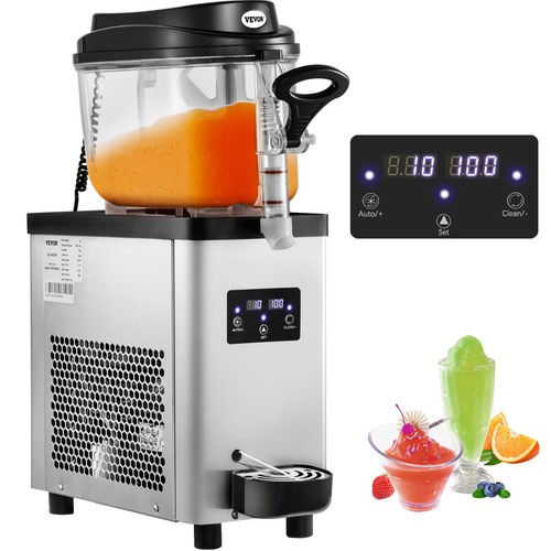 VEVOR Pro Commercial Slush Machine 6L Frozen Drink Daiquiri Slushy Maker 25 Cups