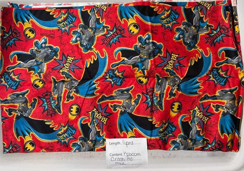 Lote Mixto Piezas de Tela Superhéroe Batman Joker Foto 2 de 2