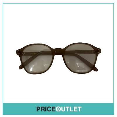 Brille mit durchscheinend braunem Gestell durchsichtige Gläser UVP 325 £ (2)
