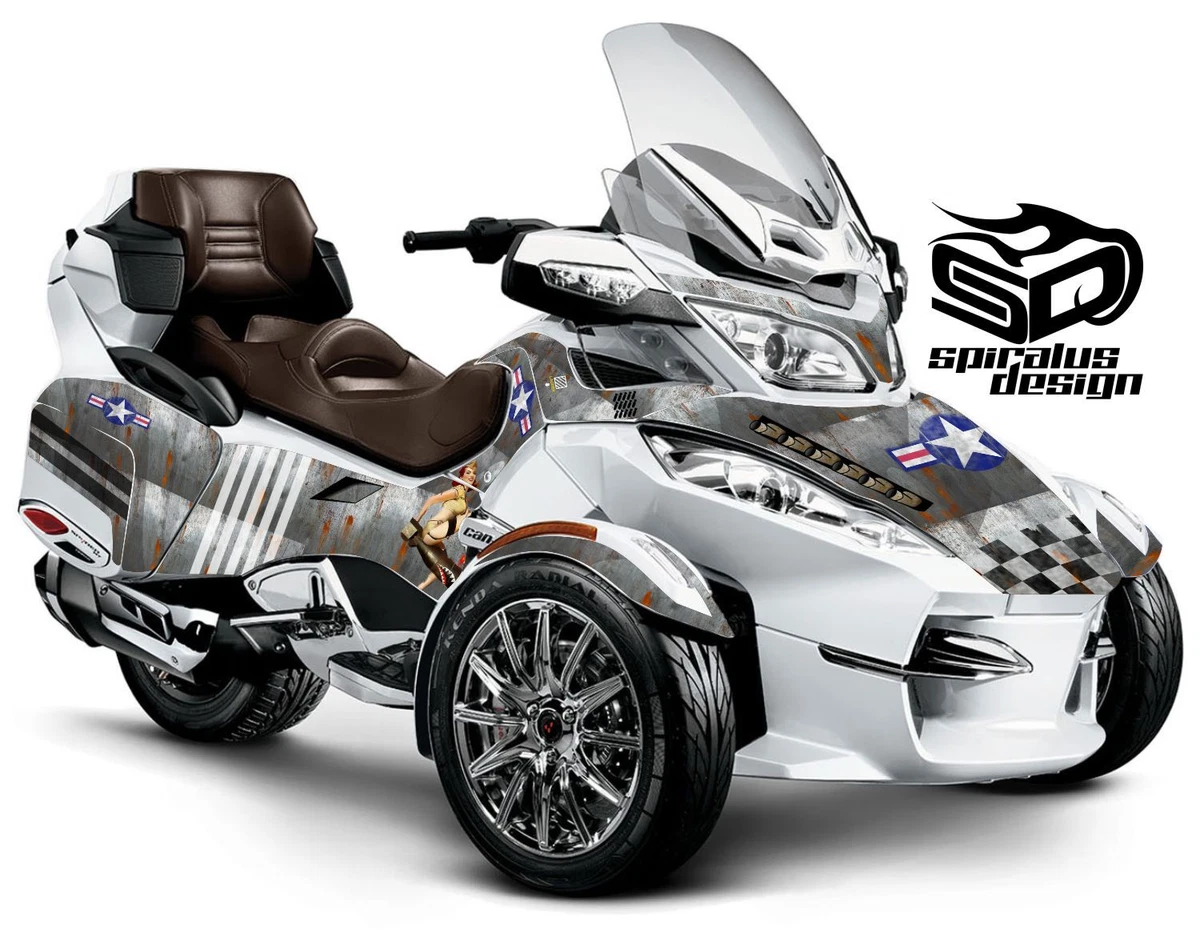 Can Am Spyder RT RT S RT LTD graphic wrap decal kit