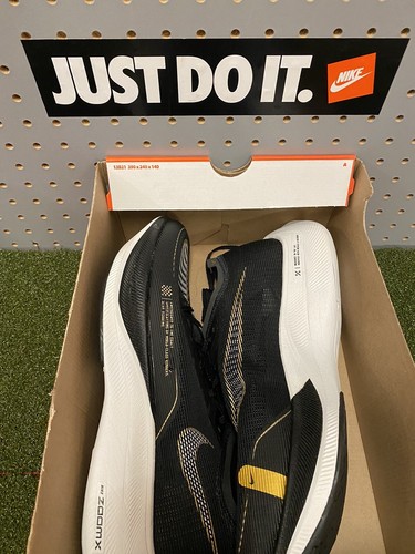 Nike ZoomX Vaporfly Next % 2 Black & Gold Running Shoes CU4111-001 Men’s Size 15 - Picture 8 of 9