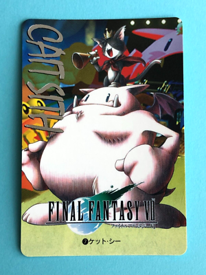 Ketsy Final Fantasy VII Carddass 1997 No7 SQUARE BANDAI Japan