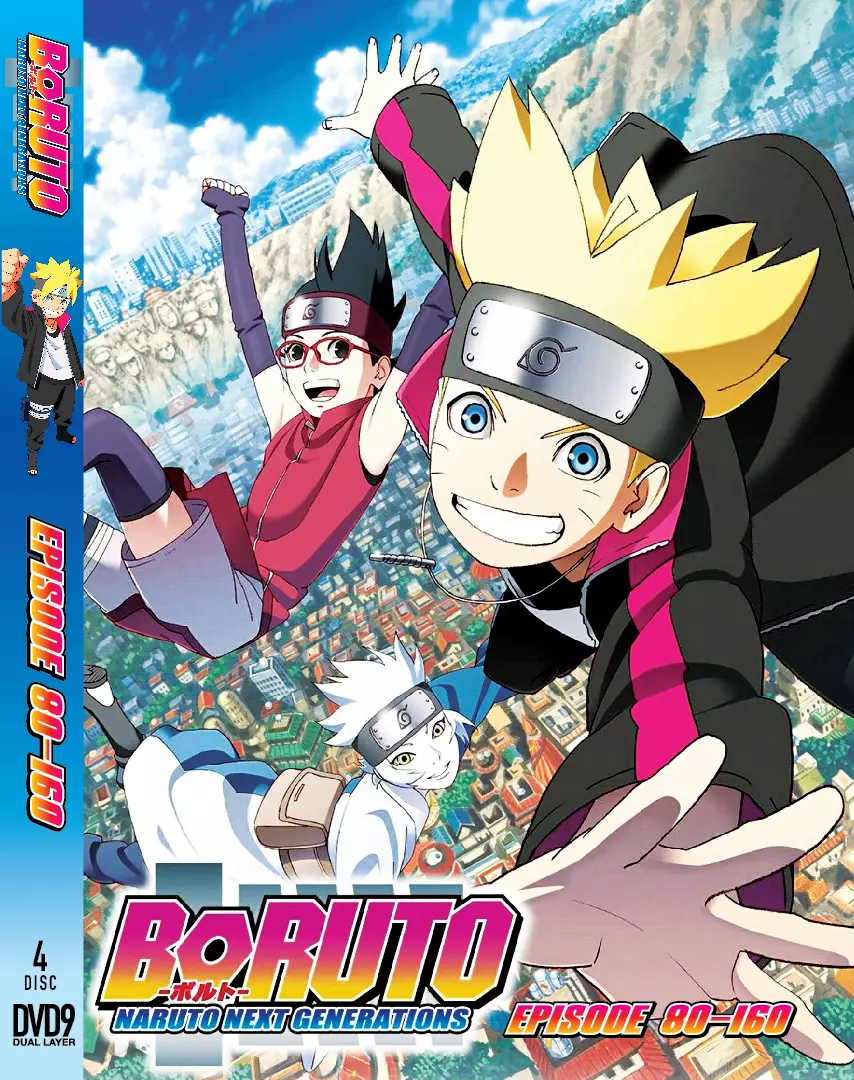 DVD - Boruto: Naruto Next Generations (Epi 80 - 160) English Dubbed +  Express