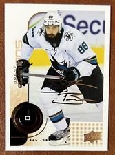 Brent Burns 2022-23 Upper Deck MVP Hockey 20th Anniversary Insert #41
