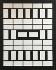 50 STANDARD SIZE CIGARETTE CARD MOUNT 32V/18H 18V/32V Format - Green Black Brown