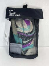 Nike GK Vapor Grip 3 ACC Soccer Goalkeeper Gloves Championship FB2999-010 Size 8