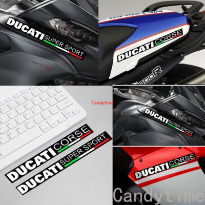 MOTORCYCLE FAIRING BODY COWL BADGE EMBLEM DECAL STICKER FOR DUCATI ...