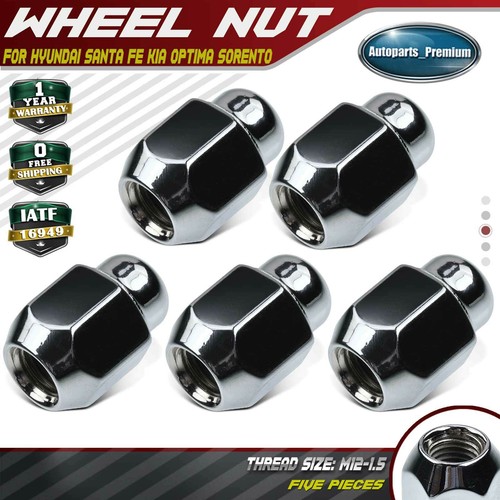 5pcs Front or Rear Wheel Lug Nut for Hyundai Santa Fe 20012013 Accent M121.50 eBay