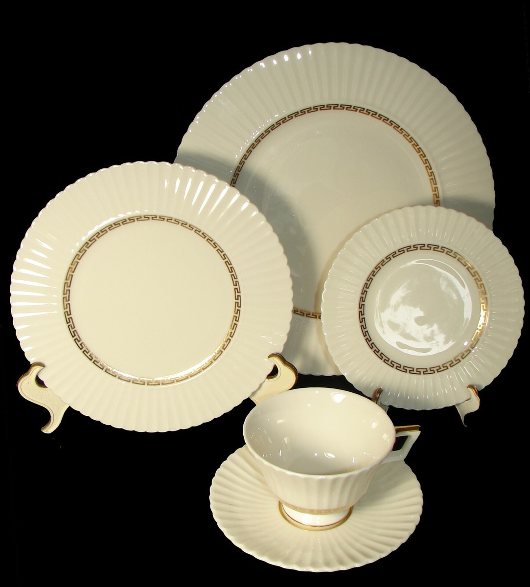 LENOX CONTINENTAL DINING GOLD 皿 約27cm Amazon.com: Lenox 5-Piece Vintage Jewel Gold Place Setting