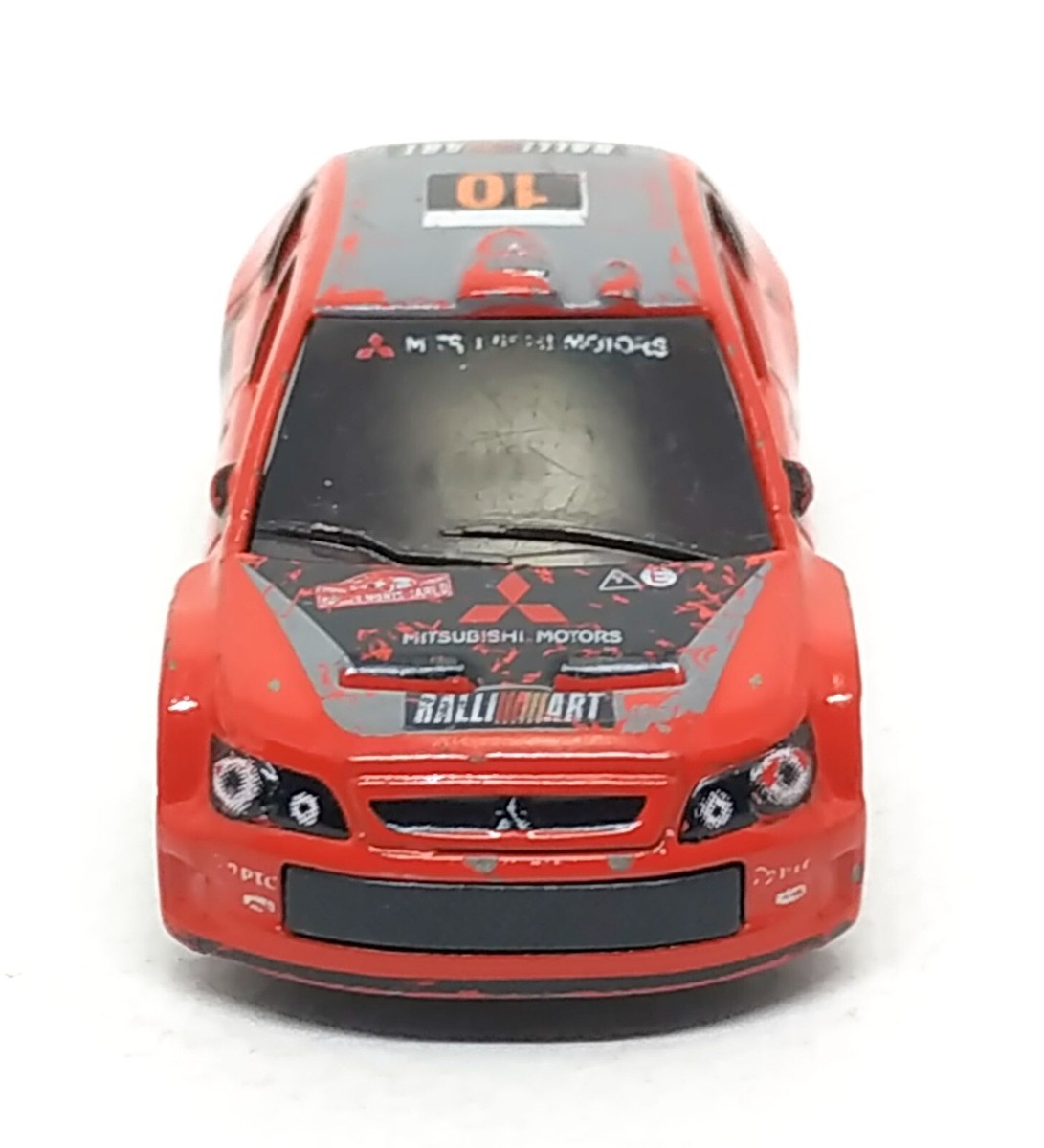 【中古】ウィッツ 1/43 MITSUBISHI LANCER EX TURBO(レッド) ミニカー[10][240010422524] Minicar 1/43 Mitsubishi Lancer Evolution X Cz4A Red Metallic