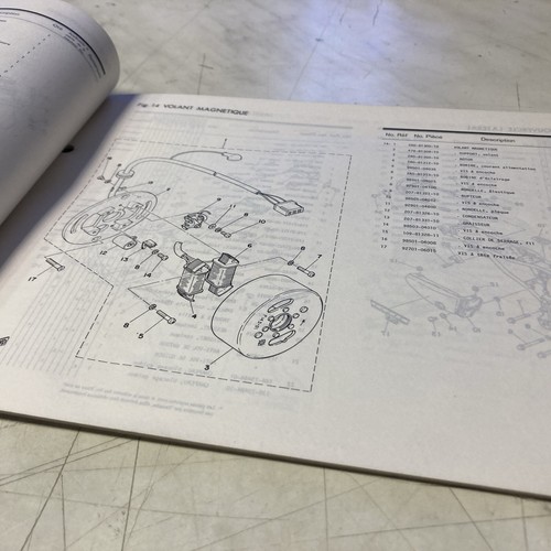 Yamaha RS125 1979 type 2A0 liste catalogue pièces détachée 125 RS 125RS - Imagen 5 de 9