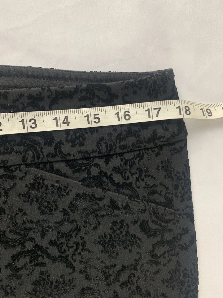 Pantalones Charter Club Shop para mujer calce clásico negros tipo cachemira talla 14 P Foto 2 de 4